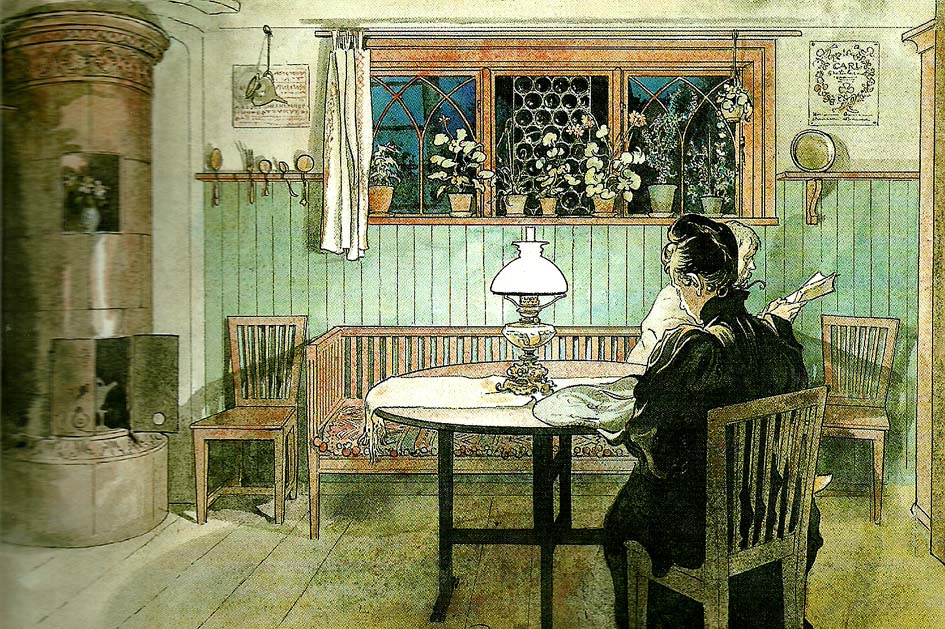 Carl Larsson mammas och smaflickornas rum